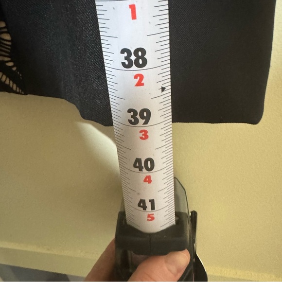 Women’s DressBarn Formal Black Nude Detail Lace Tight Short Sleeve Dress Size 16 - Picture 16 of 16